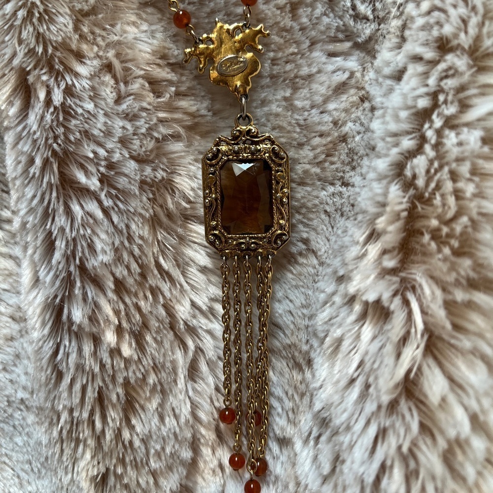 Vintage Goldette Statement Necklace - Picture 3 of 5